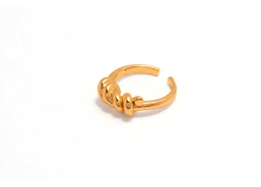 The Infinity Ring Collection Elegance and Chic Non Tarnish Gold Colour