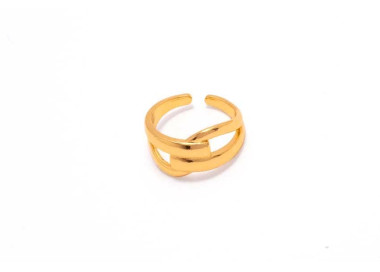 The Infinity Ring Collection Elegance and Chic Non Tarnish Gold Colour