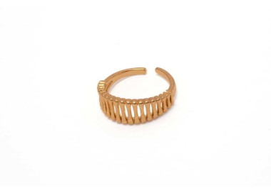 The Infinity Ring Collection Elegance and Chic Non Tarnish Gold Colour