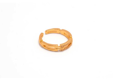 The Infinity Ring Collection Elegance and Chic Non Tarnish Gold Colour