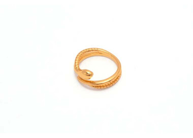 The Infinity Ring Collection Elegance and Chic Non Tarnish Gold Colour