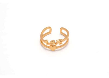 The Infinity Ring Collection Elegance and Chic Non Tarnish Gold Colour