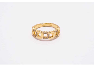 The Infinity Ring Collection Elegance and Chic Non Tarnish Gold Colour