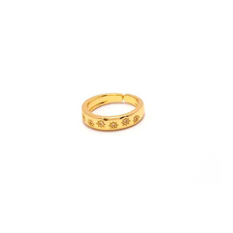 The Infinity Ring Collection Elegance and Chic Non Tarnish Gold Colour