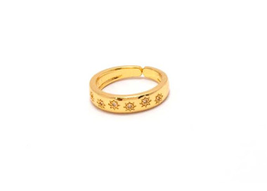 The Infinity Ring Collection Elegance and Chic Non Tarnish Gold Colour