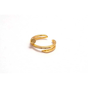 The Infinity Ring Collection Elegance and Chic Non Tarnish Gold Colour