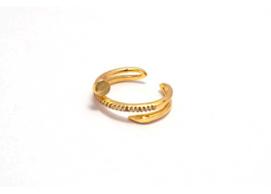 The Infinity Ring Collection Elegance and Chic Non Tarnish Gold Colour