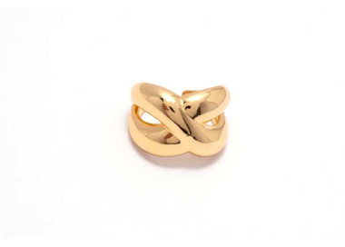 The Infinity Ring Collection Elegance and Chic Non Tarnish Gold Colour