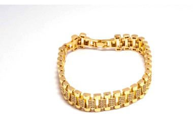 Chic Collection Bracelet Non Tarnish Gold Colour