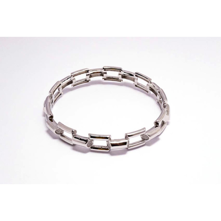 Chic Collection Bracelet Non Tarnish Silver Colour