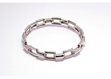 Chic Collection Bracelet Non Tarnish Silver Colour