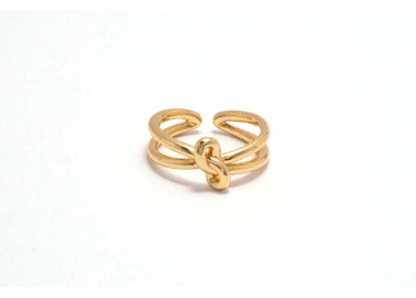 The Infinity Ring Collection Elegance and Chic Non Tarnish Gold Colour