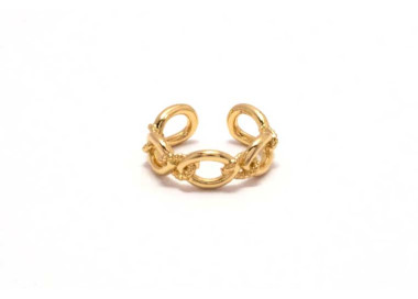 The Infinity Ring Collection Elegance and Chic Non Tarnish Gold Colour