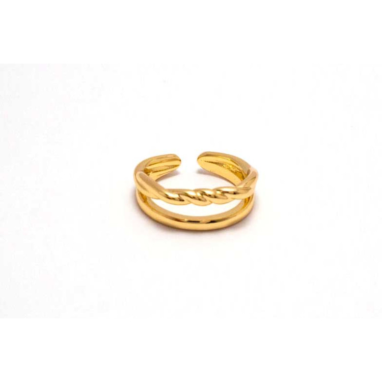 The Infinity Ring Collection Elegance and Chic Non Tarnish Gold Colour