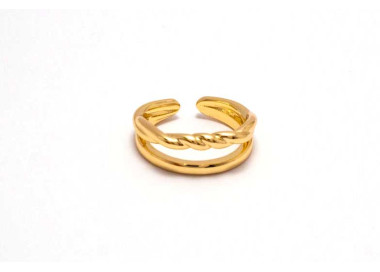 The Infinity Ring Collection Elegance and Chic Non Tarnish Gold Colour