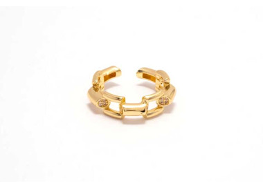 The Infinity Ring Collection Elegance and Chic Non Tarnish Gold Colour