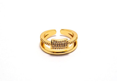 The Infinity Ring Collection Elegance and Chic Non Tarnish Gold Colour