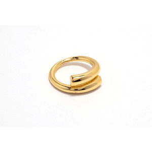 The Infinity Ring Collection Elegance and Chic Non Tarnish Gold Colour