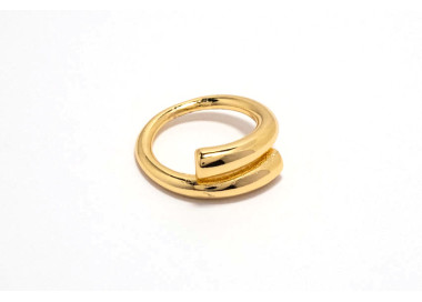 The Infinity Ring Collection Elegance and Chic Non Tarnish Gold Colour