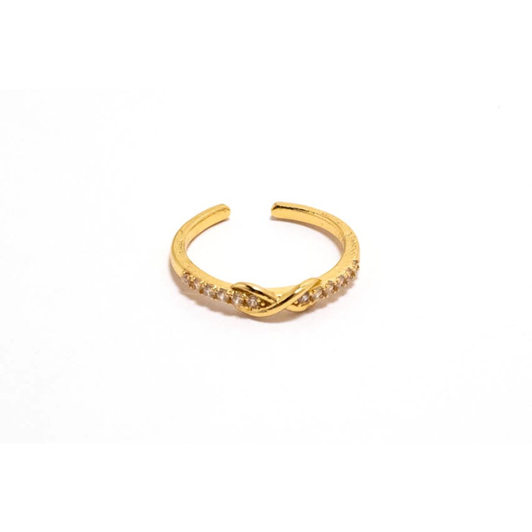 The Infinity Ring Collection Elegance and Chic Non Tarnish Gold Colour