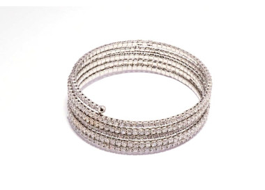 Chic Collection Bracelet Non Tarnish Silver Colour