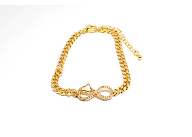 Chic Collection Bracelet Non Tarnish Gold Colour