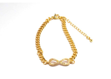 Chic Collection Bracelet Non Tarnish Gold Colour