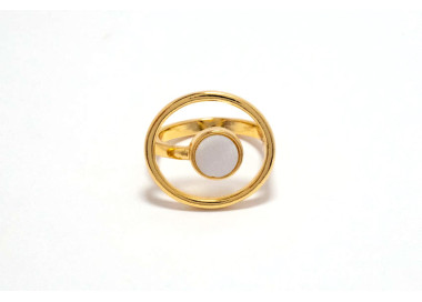 The Infinity Ring Collection Elegance and Chic Non Tarnish Gold Colour