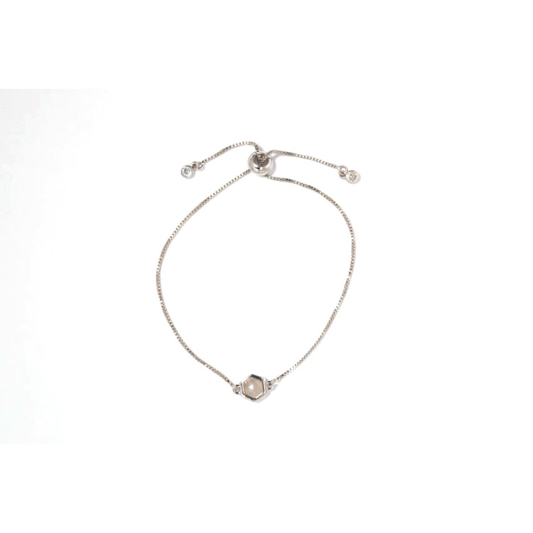 Chic Collection Bracelet Non Tarnish Silver Colour