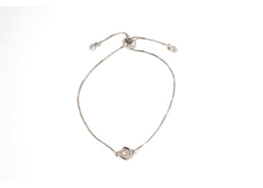 Chic Collection Bracelet Non Tarnish Silver Colour