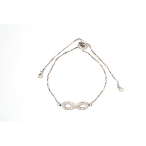 Chic Collection Bracelet Non Tarnish Silver Colour