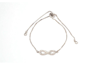 Chic Collection Bracelet Non Tarnish Silver Colour