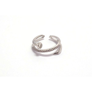 The Infinity Ring Collection Elegance and Chic Non Tarnish Silver Colour