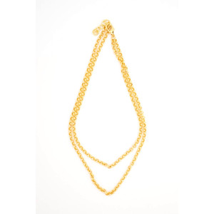 Necklace For the Chic 50cm + 60cm + 5cm Non Tarnish Gold Colour