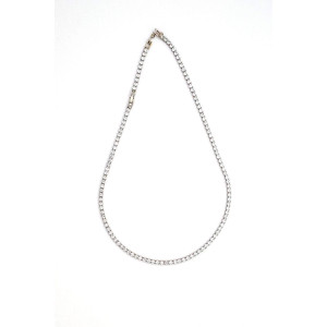 Necklace For the Chic 40cm + 5cm Non Tarnish Silver Colour