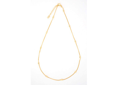 Necklace For the Chic 45cm + 5cm Non Tarnish Gold Colour