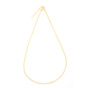 Necklace For the Chic 45cm + 5cm Non Tarnish Gold Colour