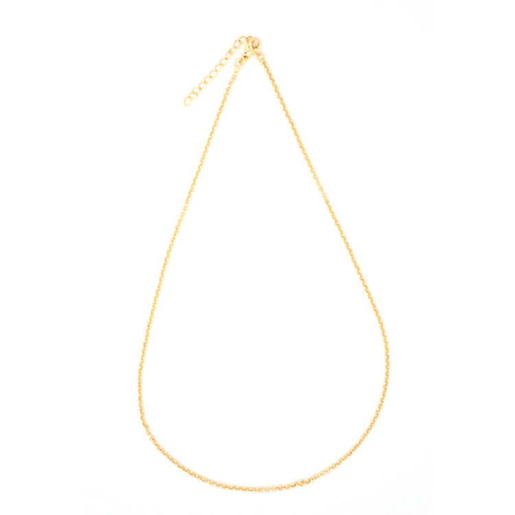 Necklace For the Chic 45cm + 5cm Non Tarnish Gold Colour