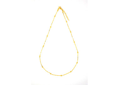 Necklace For the Chic 45cm + 5cm Non Tarnish Gold Colour