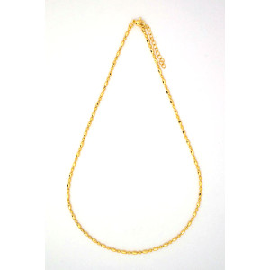 Necklace For the Chic 45cm + 5cm Non Tarnish Gold Colour