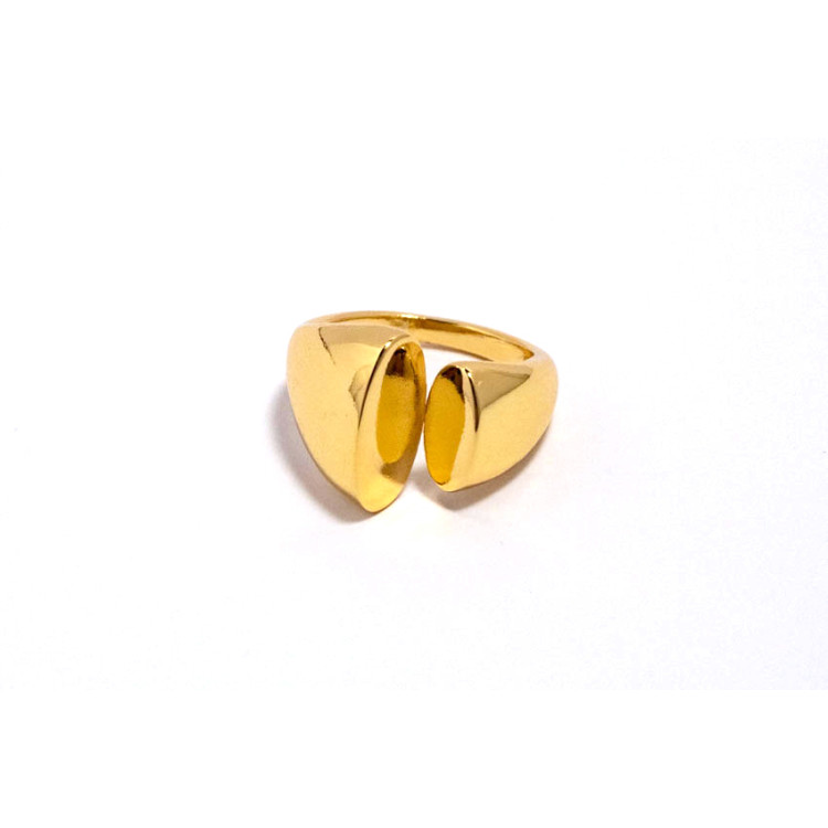 The Infinity Ring Collection Elegance and Chic Freesize Non Tarnish Gold Colour