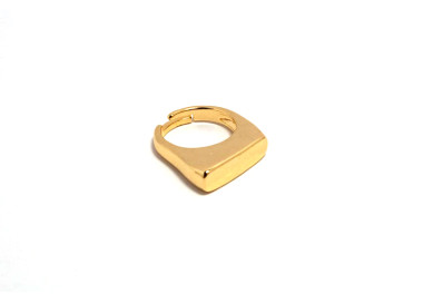 The Infinity Ring Collection Elegance and Chic Freesize Non Tarnish Gold Colour