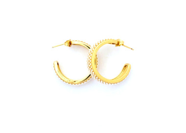 The Urban Earrings Collection Bold and Noble Non Tarnish Gold Colour
