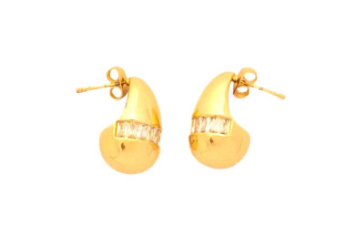 The Urban Earrings Collection Bold and Noble Non Tarnish Gold Colour
