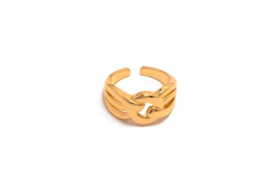 The Infinity Ring Collection Elegance and Chic Non Tarnish Gold Colour