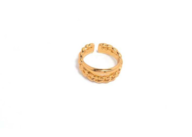 The Infinity Ring Collection Elegance and Chic Non Tarnish Gold Colour
