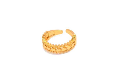 The Infinity Ring Collection Elegance and Chic Non Tarnish Gold Colour