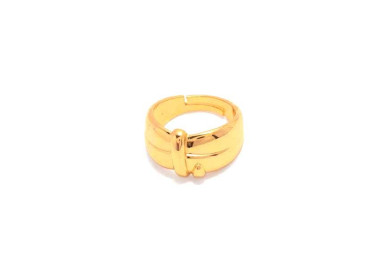 The Infinity Ring Collection Elegance and Chic Non Tarnish Gold Colour