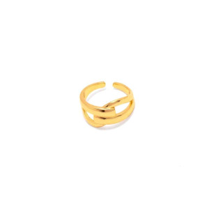 The Infinity Ring Collection Elegance and Chic Non Tarnish Gold Colour