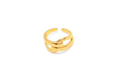 The Infinity Ring Collection Elegance and Chic Non Tarnish Gold Colour